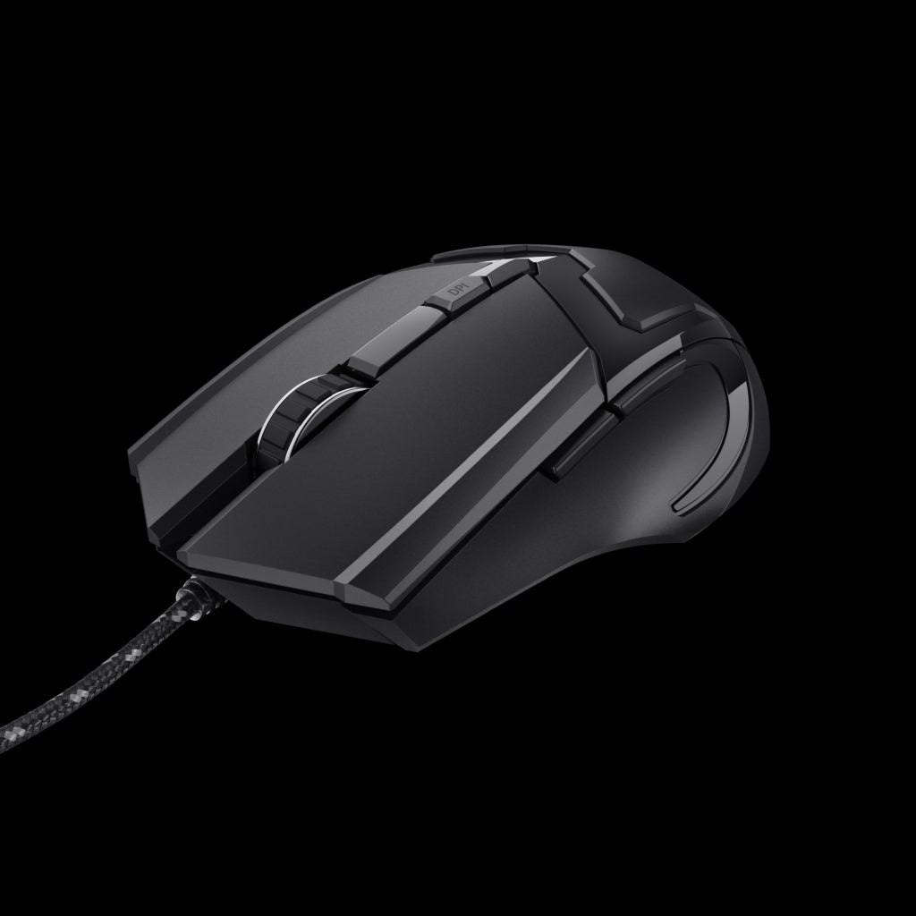 Trust Gaming GXT 101 Gav Mouse da gioco Nero