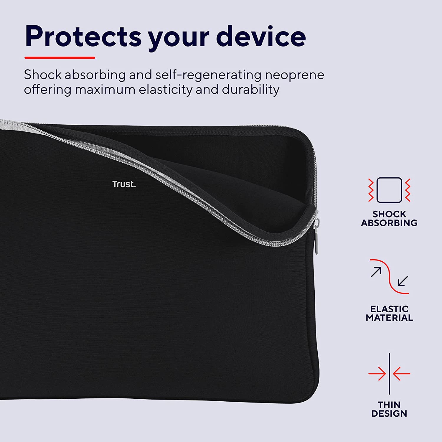 Trust Primo Custodia morbida per laptop da 13.3