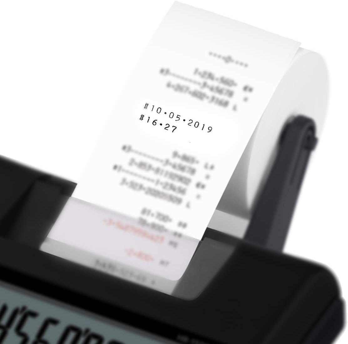Casio HR150RCEWBEC Calc.minipr. 1col. Euro/iva/3 Valu. Bundle C/alim