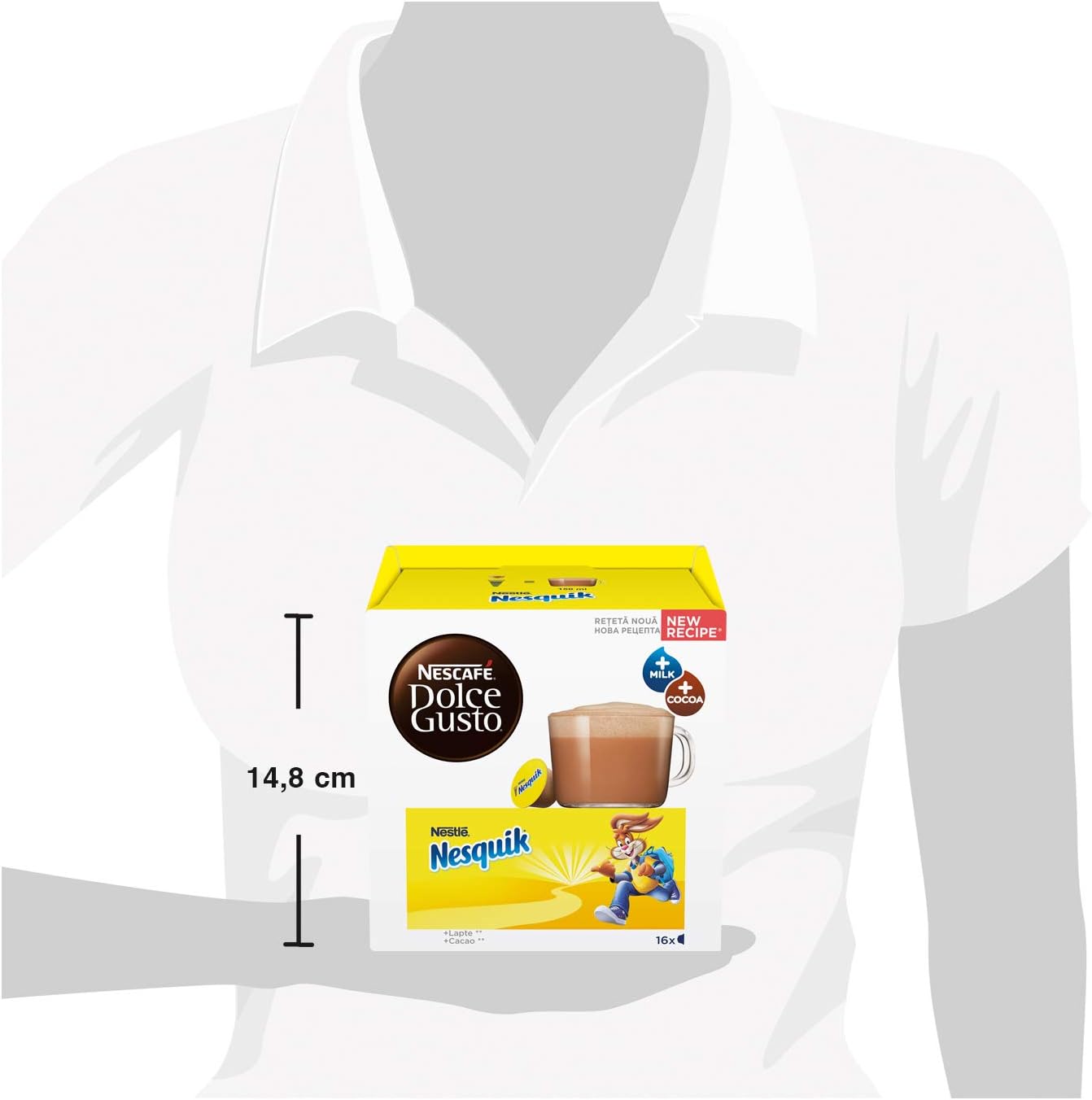 Nescafe 12490000 Capsule Caffe Dolce Gusto Nesquik 16pz