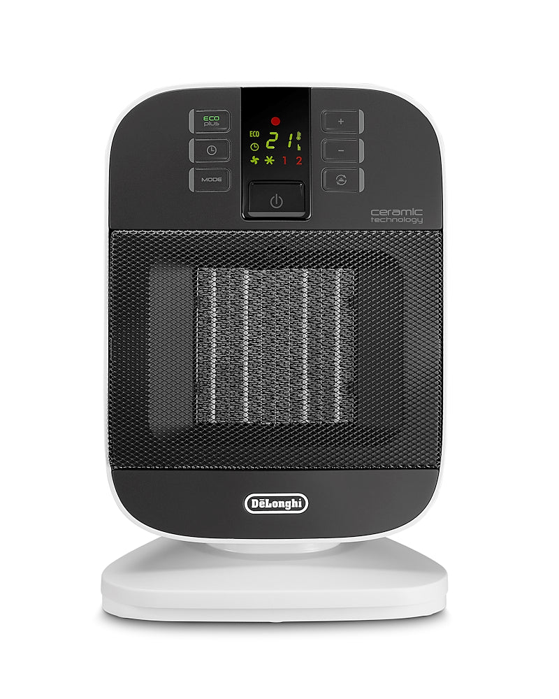 De Longhi HFX60V20 Termoventilatore Ceramica 2000w 2liv.pot. Blk/wht