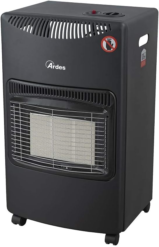 Ardes Boxer Stufa a gas con regolatore Nero