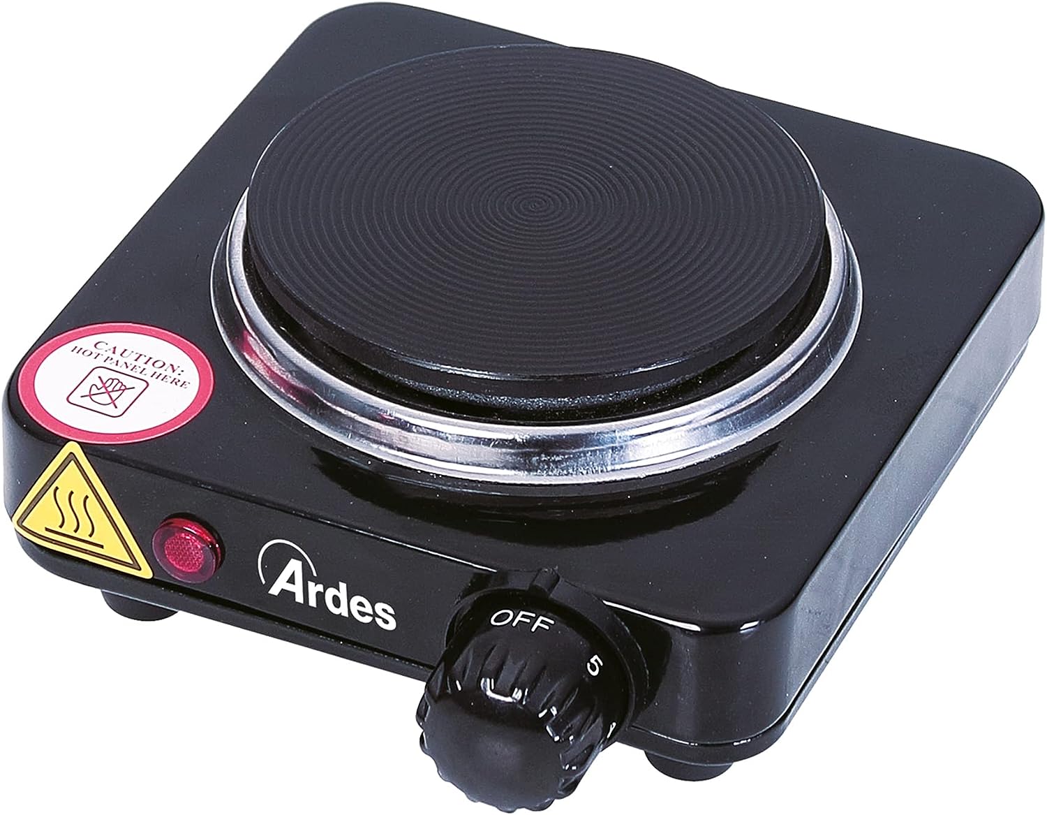 Ardes Tikappa Fornello Elettrico 9.5cm 500w Nero