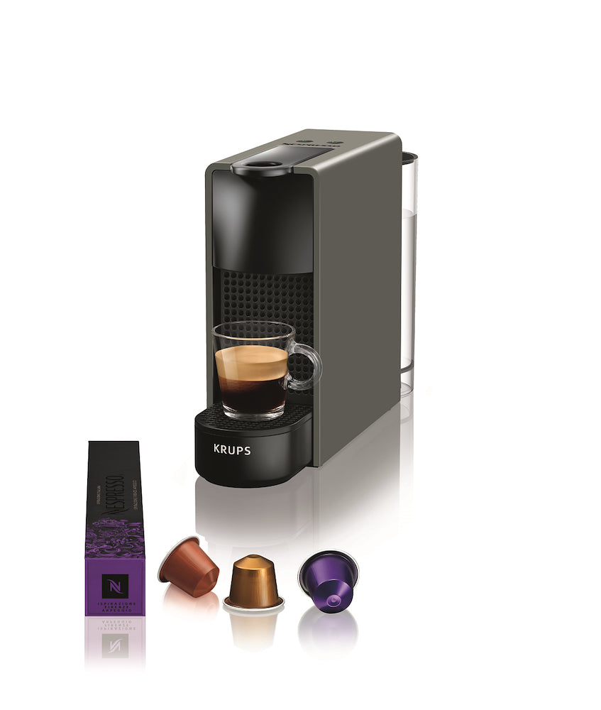 Krups XN110BK M.caffe Caps 0.6lt Nespresso Essenza Mini Grigio