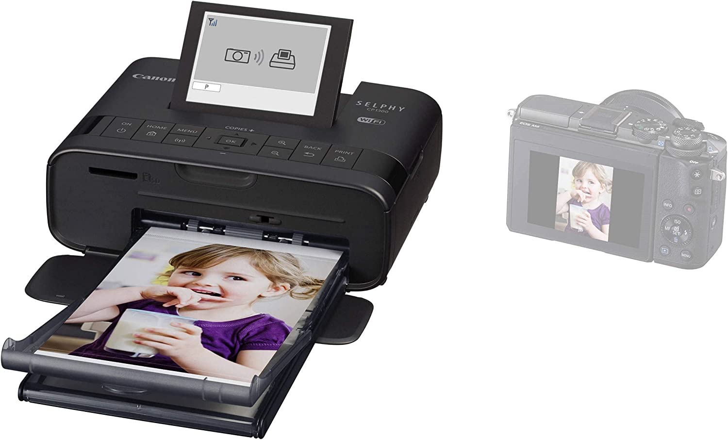 Canon SELPHY CP1300 Stampante Fotografica WiFi Nero