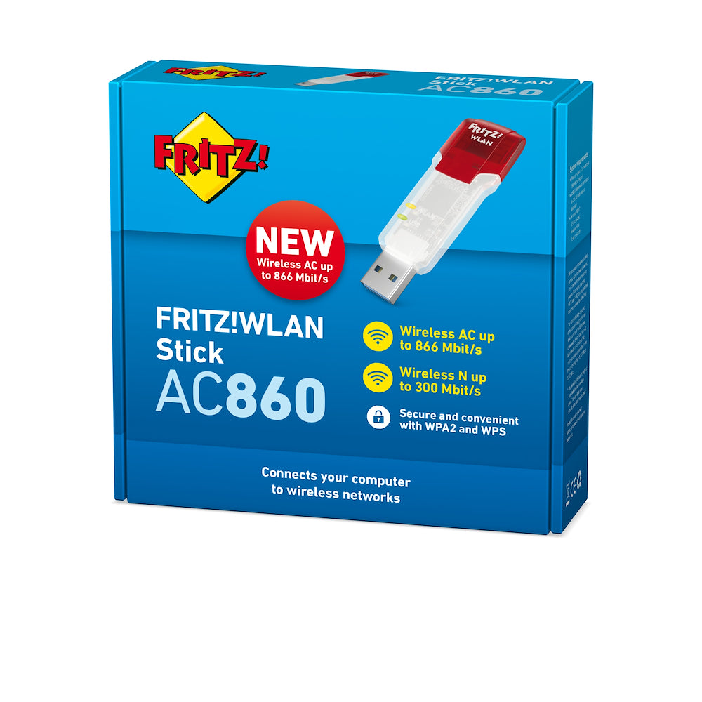 Fritz! 20002724 Fritz Wlan Usb Stick Ac860 Dual Band