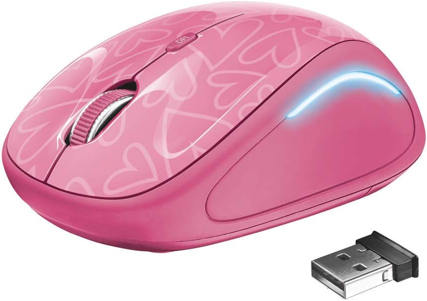 Trust Yvi FX Mouse wireless Rosa