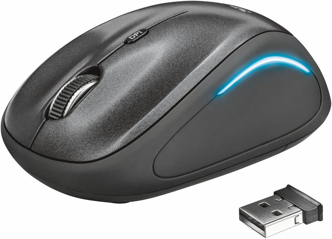 Trust Yvi FX Mouse wireless Nero