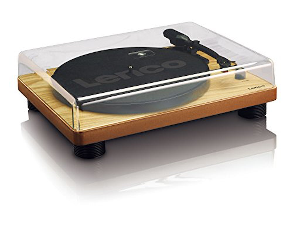 Lenco LS50WOOD Giradischi 33-45-78 2w Usb Rca Wood