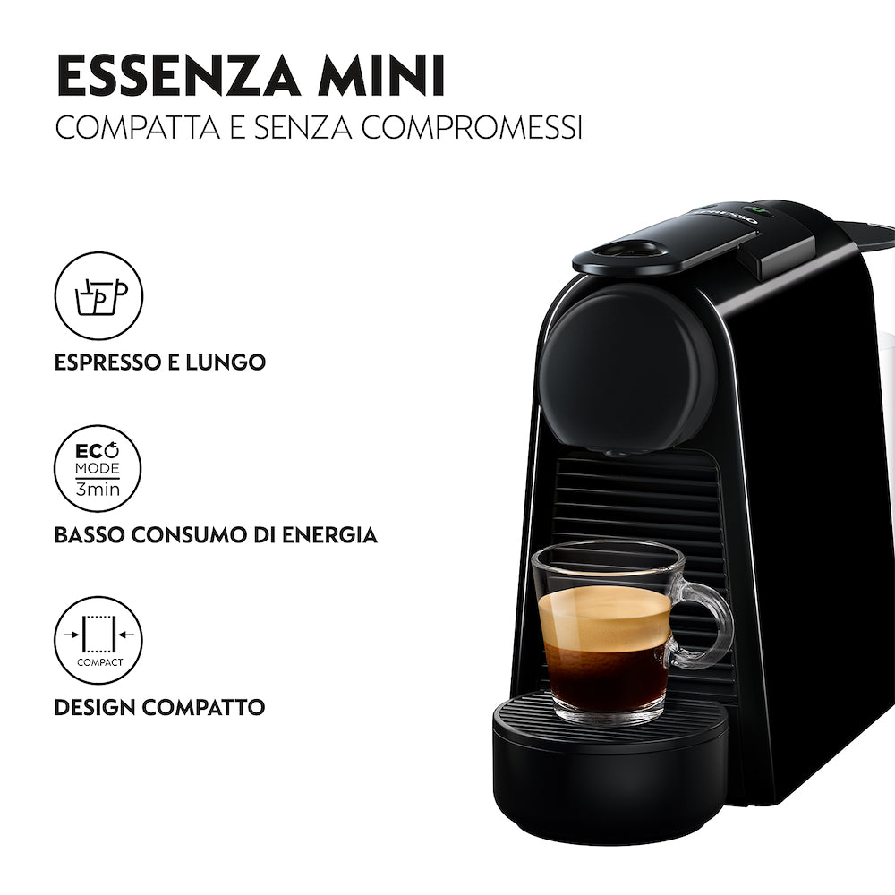 De Longhi EN85B M.caffe Caps 19bar 0.6lt Ess.mini Nespresso Nero