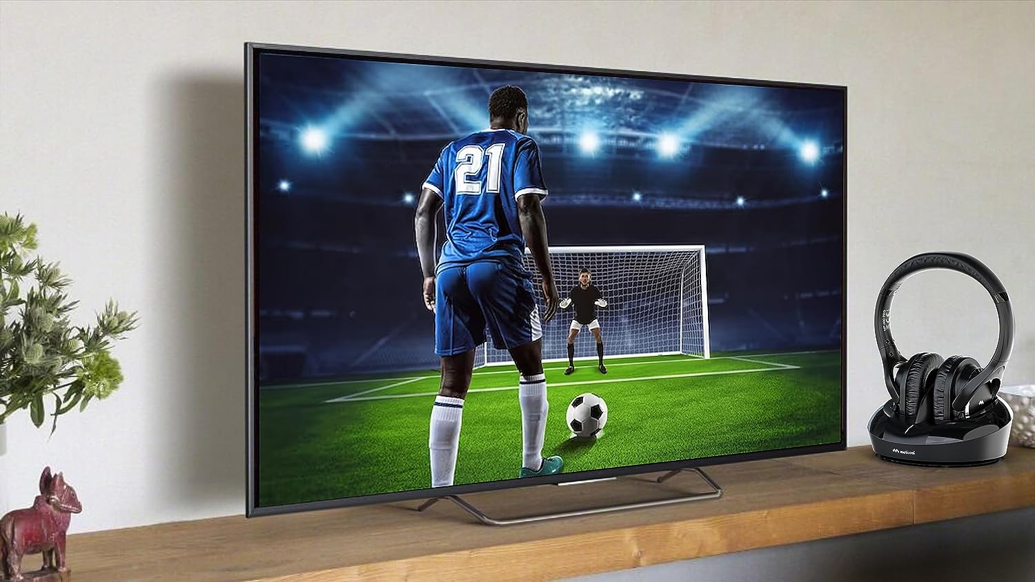 Meliconi 497313 Cuffia Tv Stereo S/fili Ingresso Ottico Hp 600