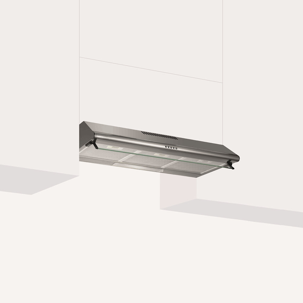 Glem Gas GHC831IX Cappa Sottopensile 80cm 3vel. F.carbone Inox