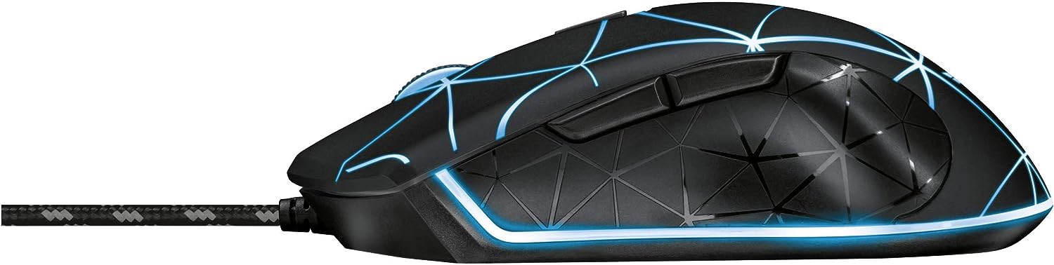 Trust Gaming GXT 133 Locx Mouse gaming Nero