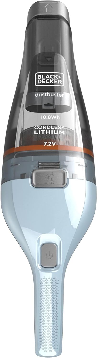 Black+decker NVC215W Aspirabriciole 7.2v 385ml Litio Ric.base/muro