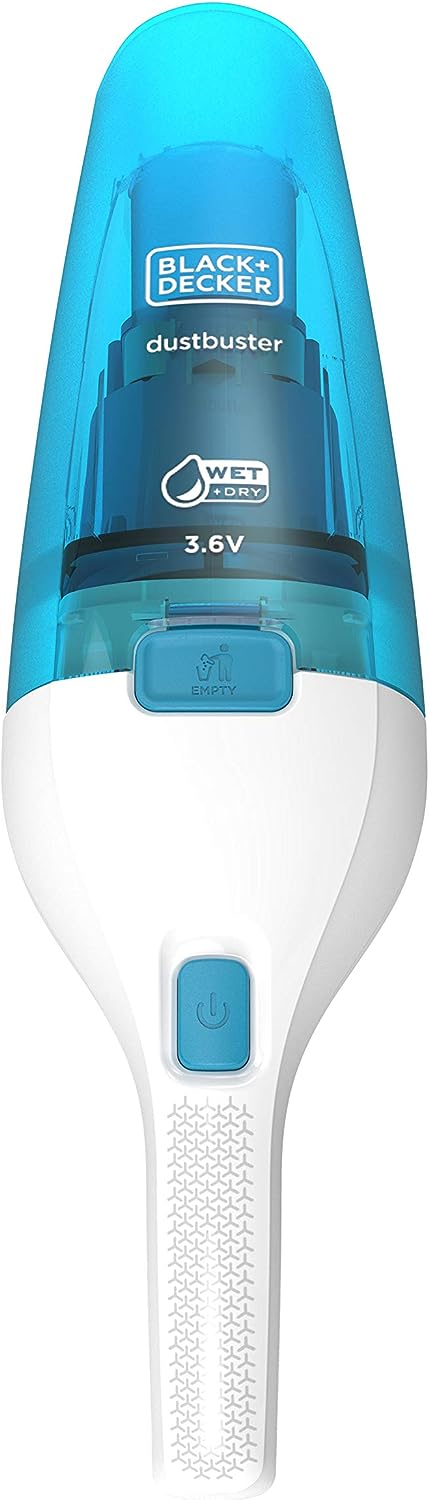 Black+decker WDC115WA Aspirabriciole 3.6v 385ml Litio Wet/dry Base/muro