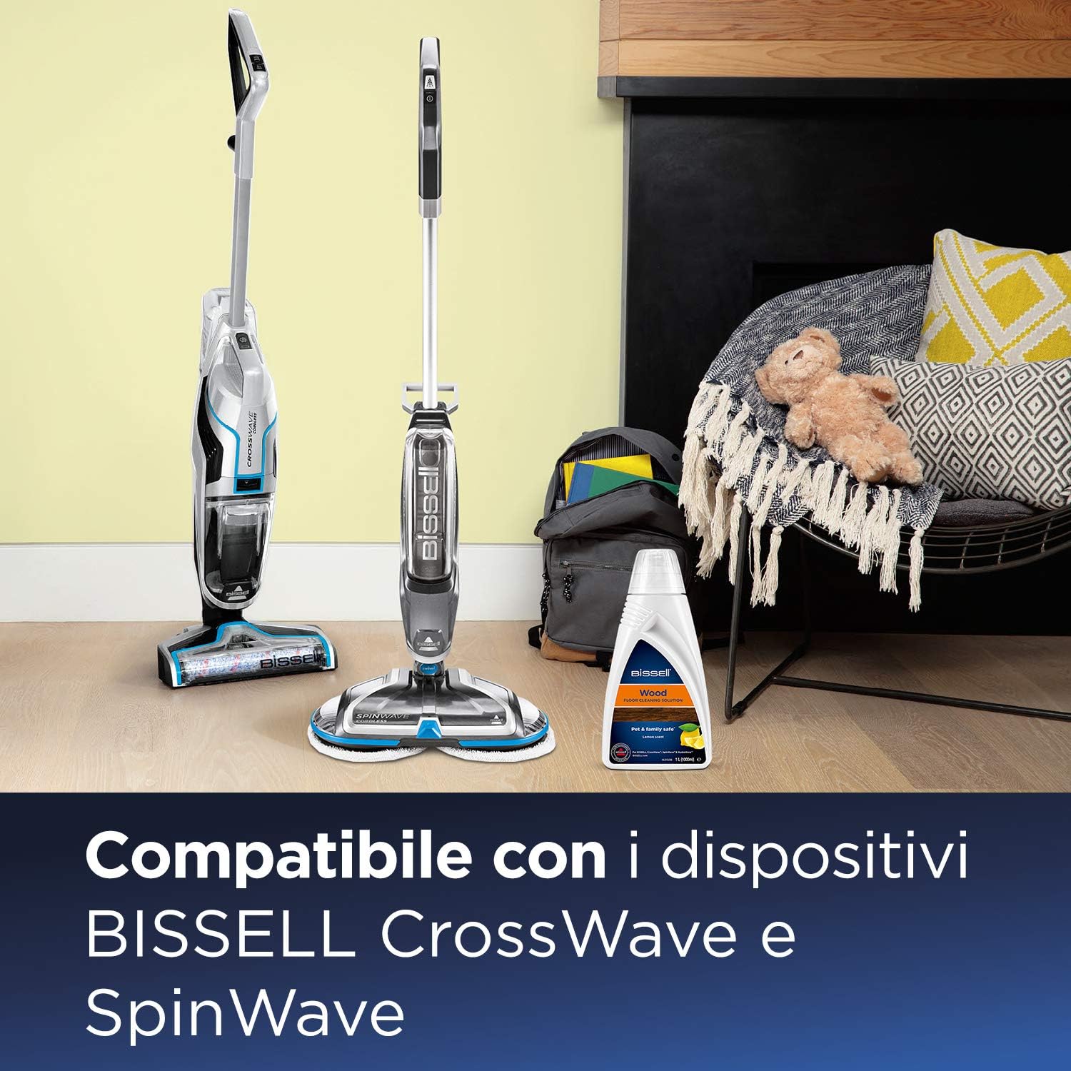 Bissell Detergente Pavimenti Wood Floor X Crosswave