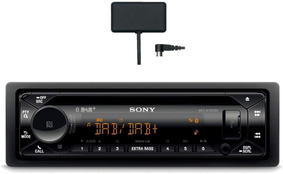 Sony MEXN7300KITEUR Kit Autoradio Mex-n7300bd + Antenna Dab