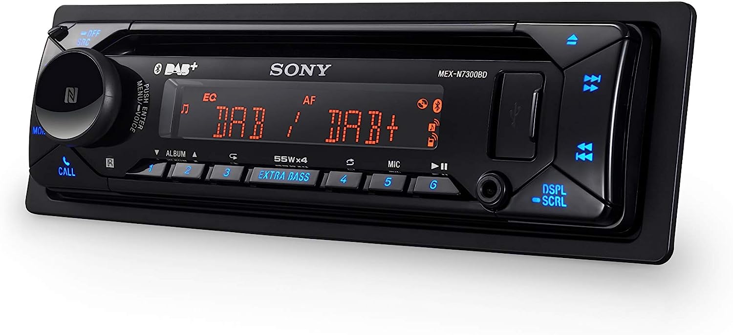 Sony MEXN7300KITEUR Kit Autoradio Mex-n7300bd + Antenna Dab