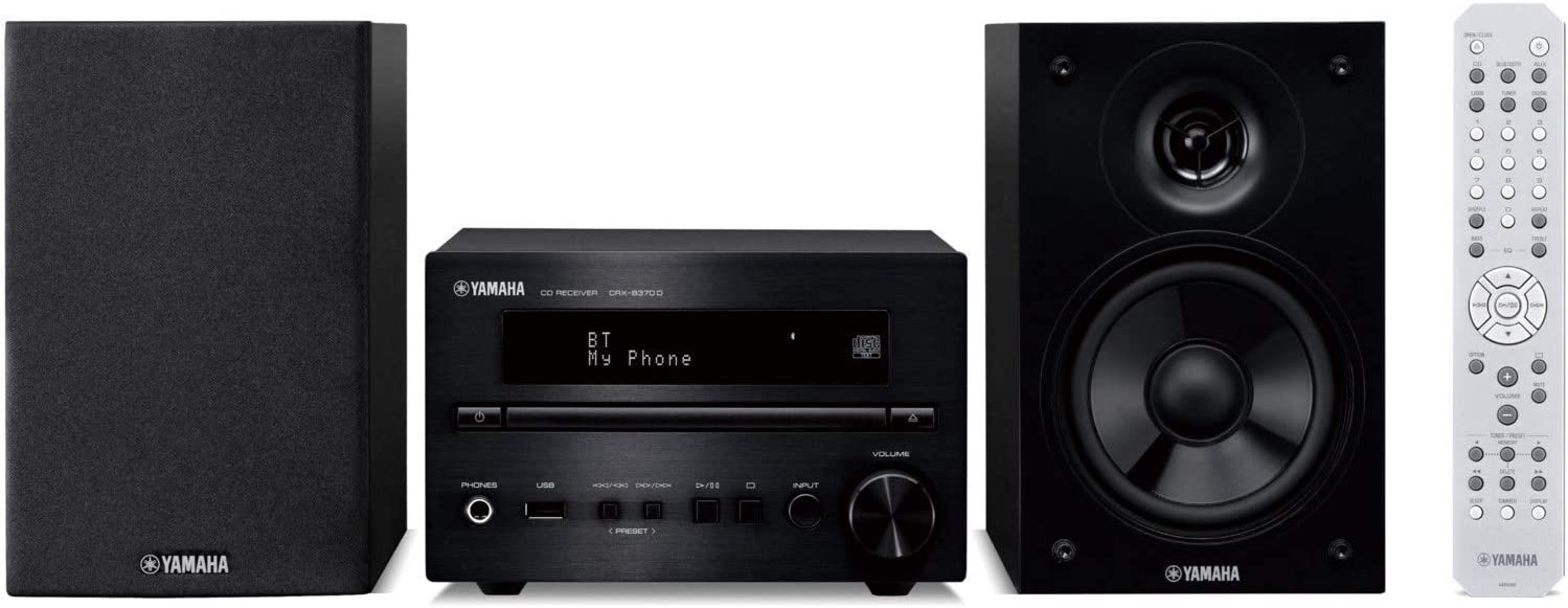 Yamaha MCRB370DBL Micro Hifi 20w Bt Cd/aux Usb Fm Dab+ Nero