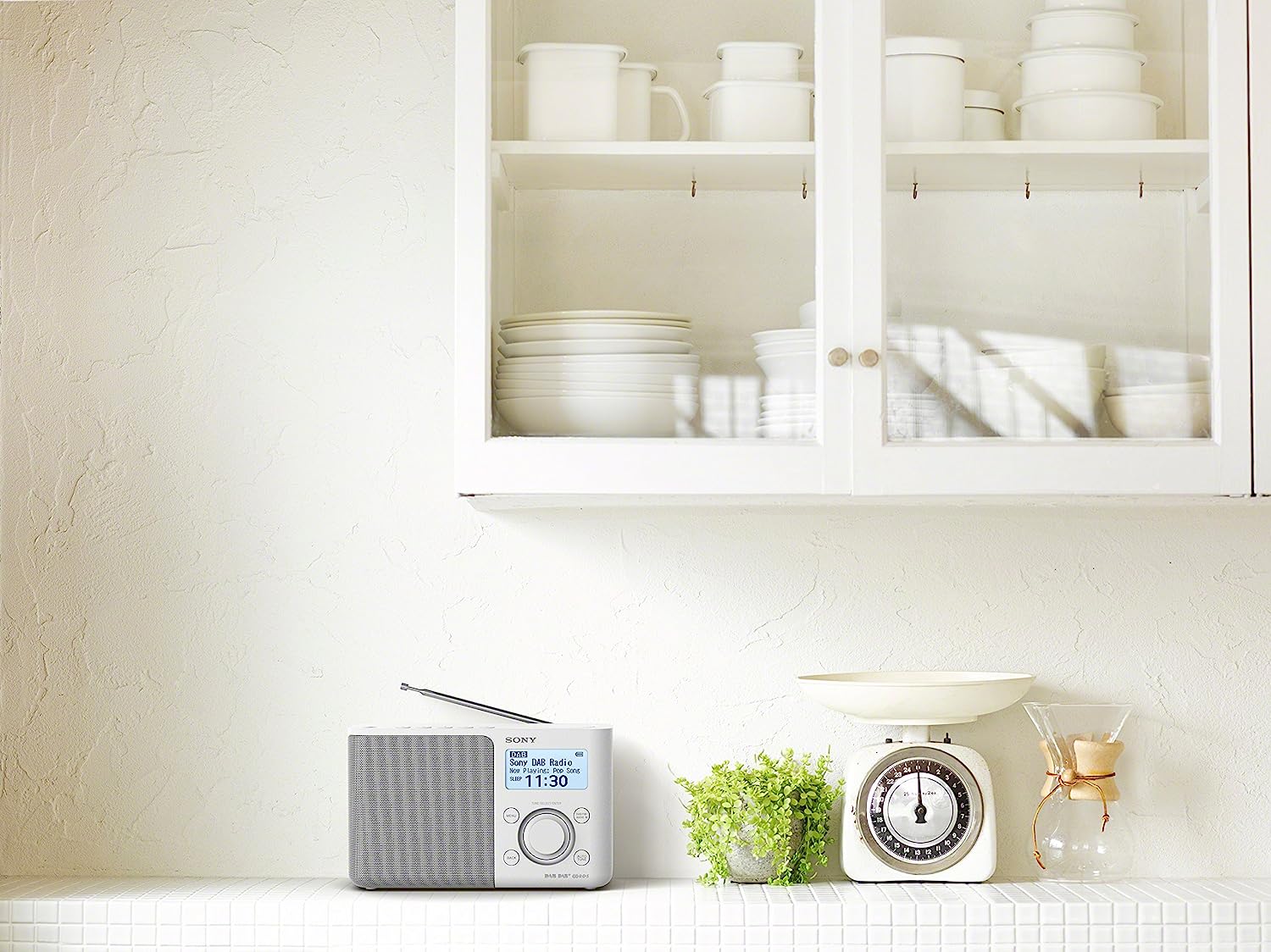 Sony XDRS61DW Radio Dab/dab+ Disp.lcd Bianco