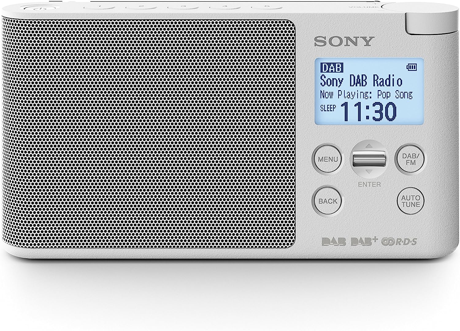Sony XDRS41DW Radio Dab/dab+ Disp.lcd Bianco