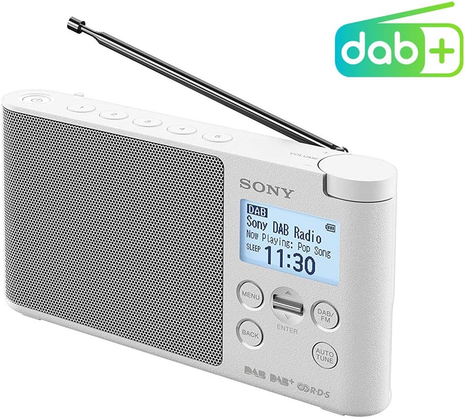 Sony XDRS41DW Radio Dab/dab+ Disp.lcd Bianco