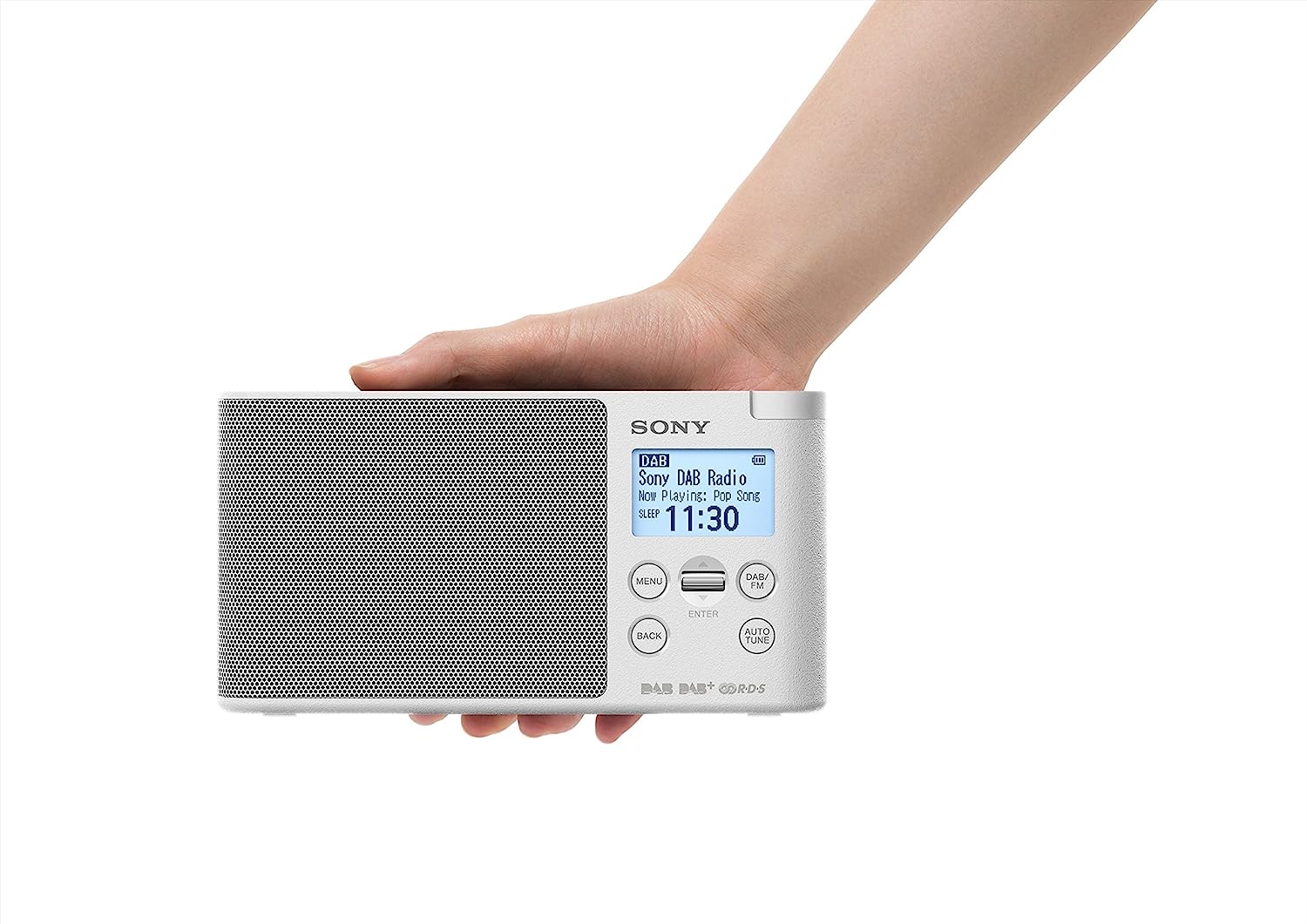 Sony XDRS41DW Radio Dab/dab+ Disp.lcd Bianco