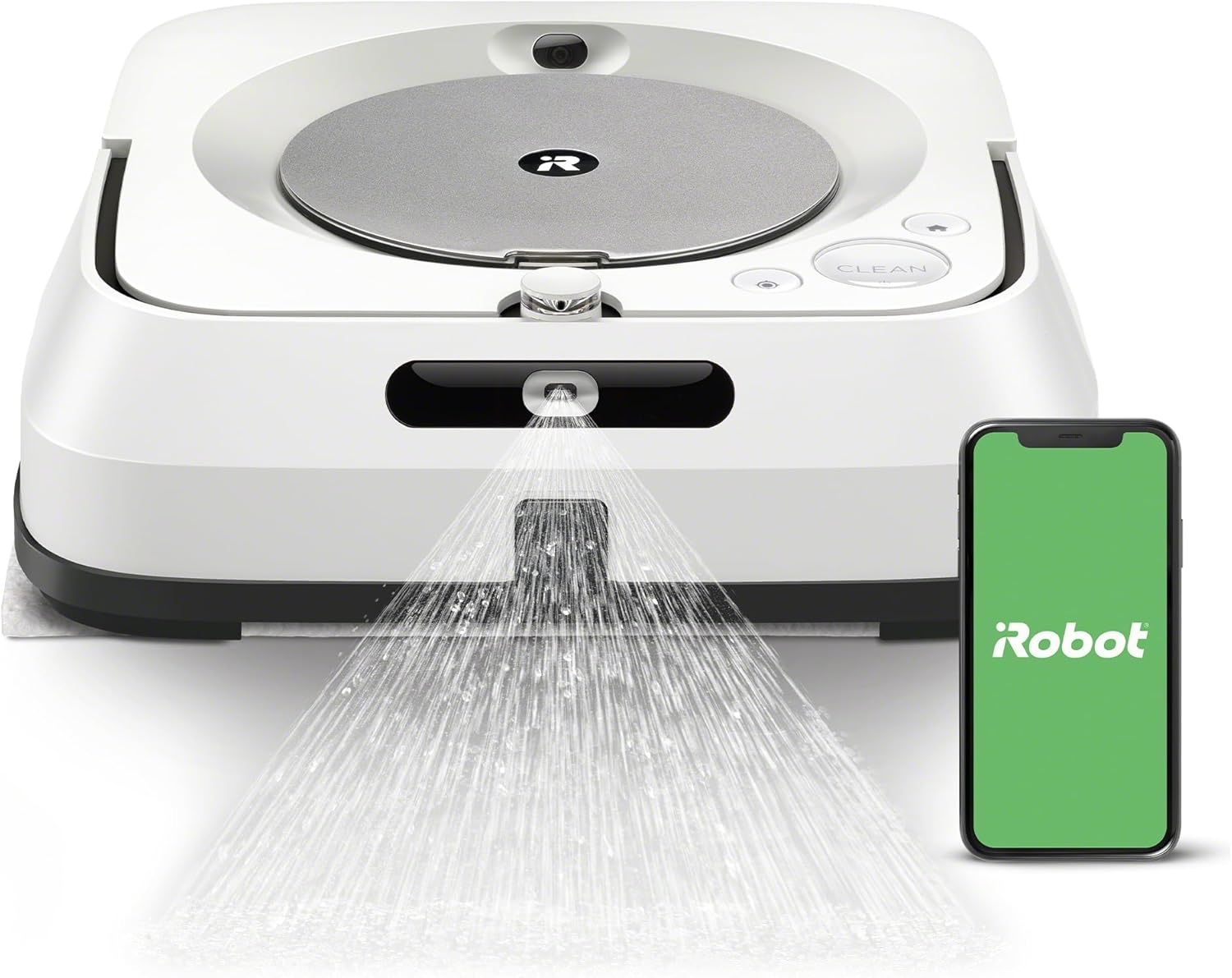 Irobot BRAAVAM6 Robot Lavapavimenti Wifi Secco/umido Bianco