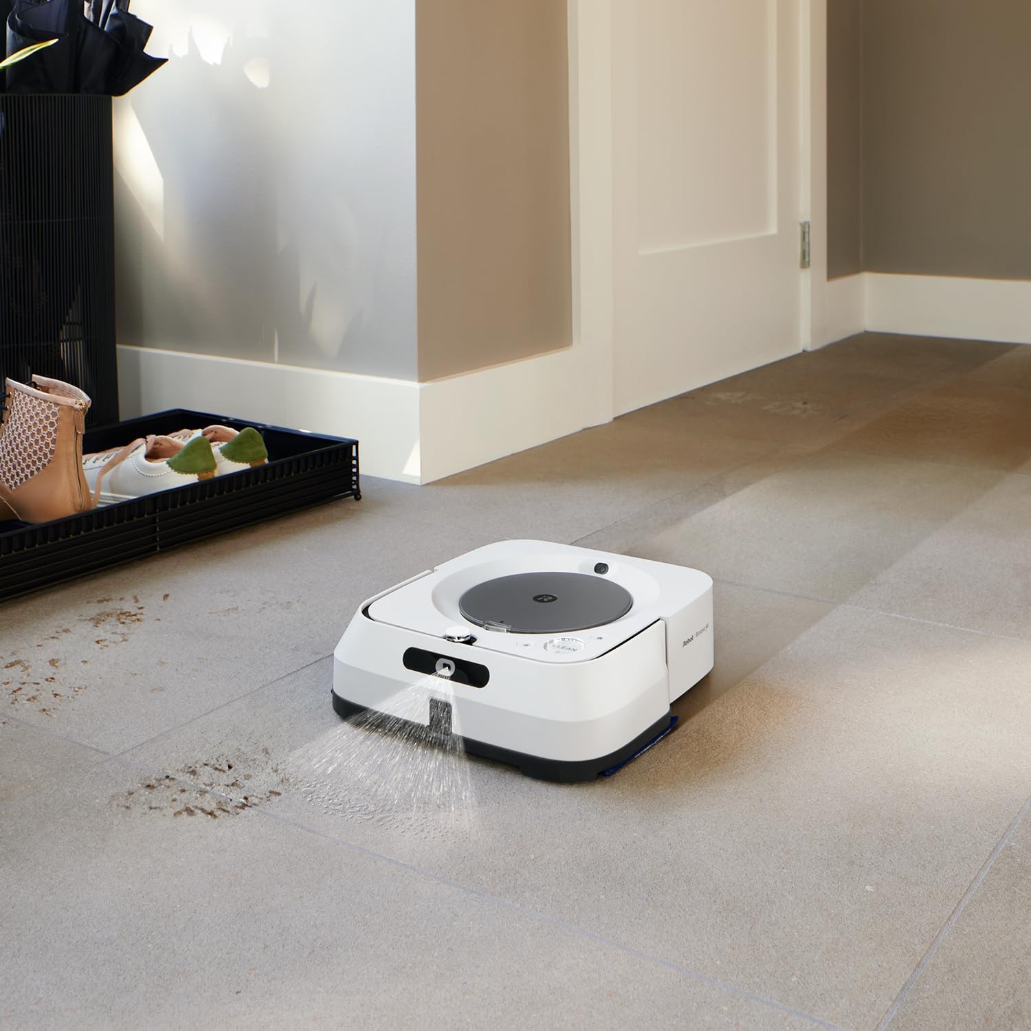 Irobot BRAAVAM6 Robot Lavapavimenti Wifi Secco/umido Bianco
