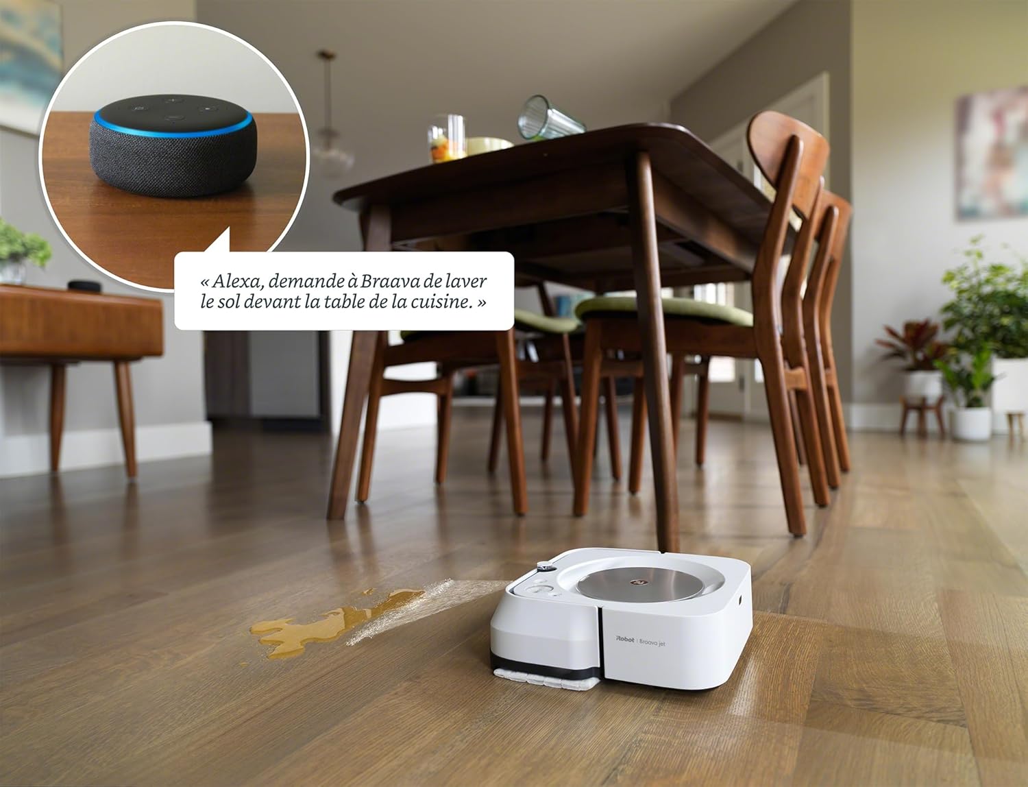 Irobot BRAAVAM6 Robot Lavapavimenti Wifi Secco/umido Bianco