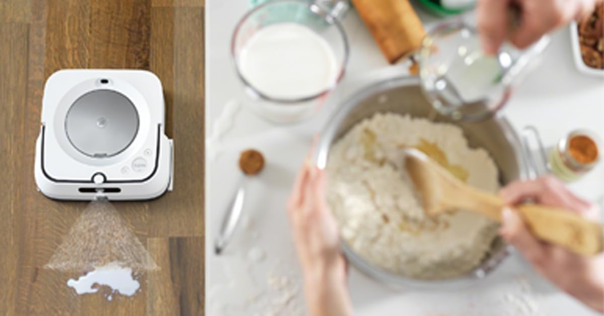 Irobot BRAAVAM6 Robot Lavapavimenti Wifi Secco/umido Bianco