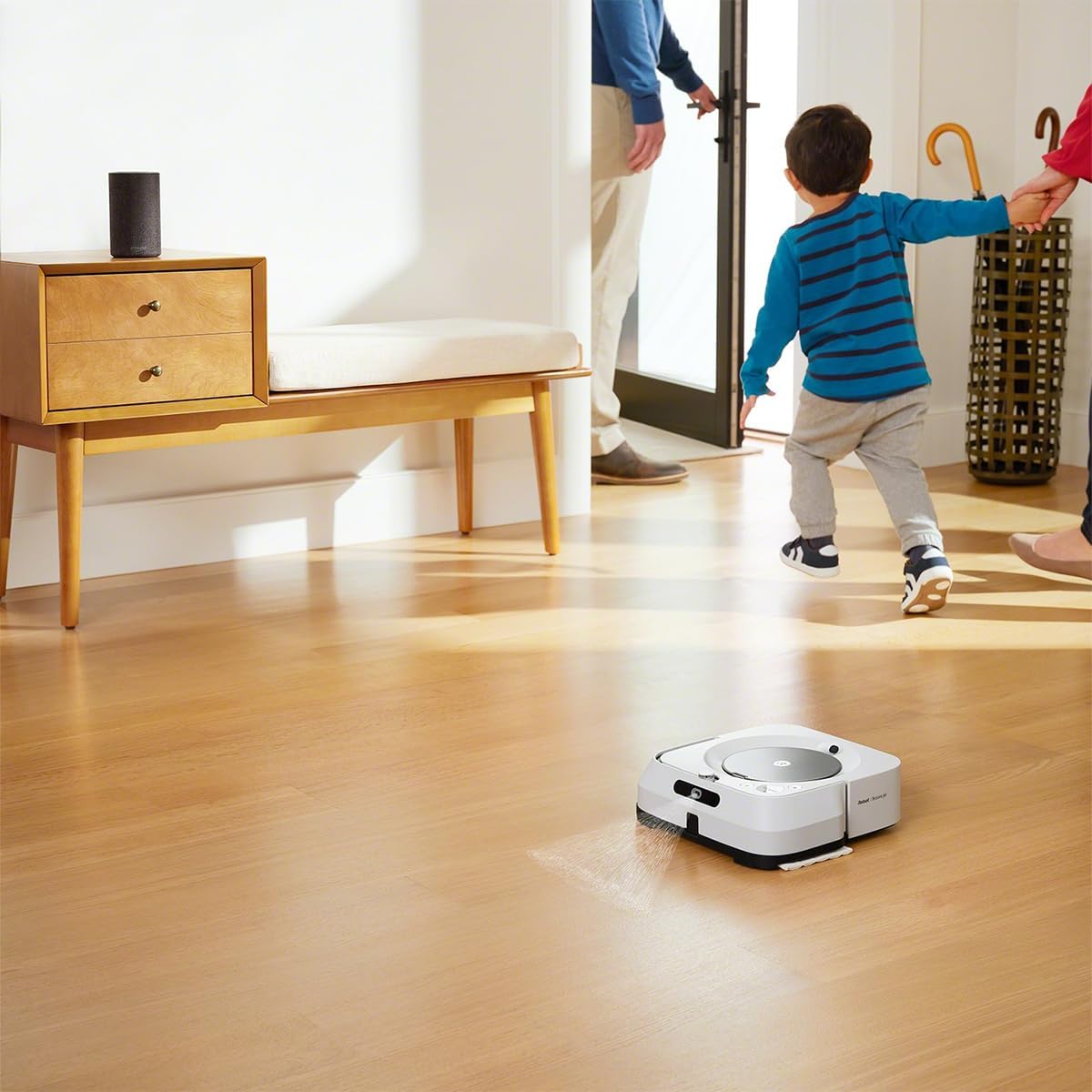 Irobot BRAAVAM6 Robot Lavapavimenti Wifi Secco/umido Bianco