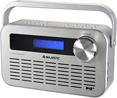 Majestic DAB843WHAL Radiosveglia Dab+ Pll Lcd 2allarmi Aux Bianco