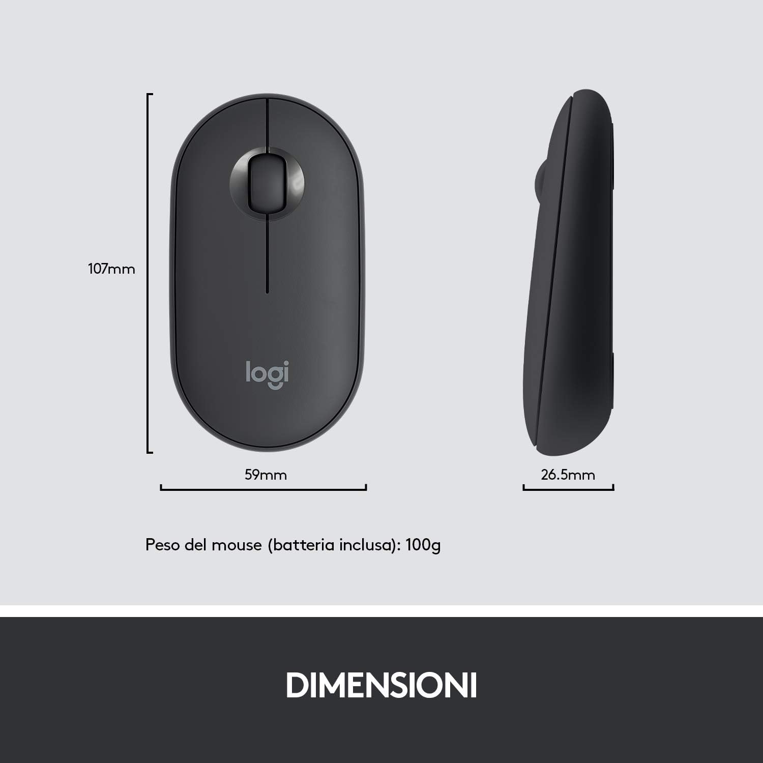 Logitech 920009196 Tastiera+mouse Mk470 Wlss Graphite