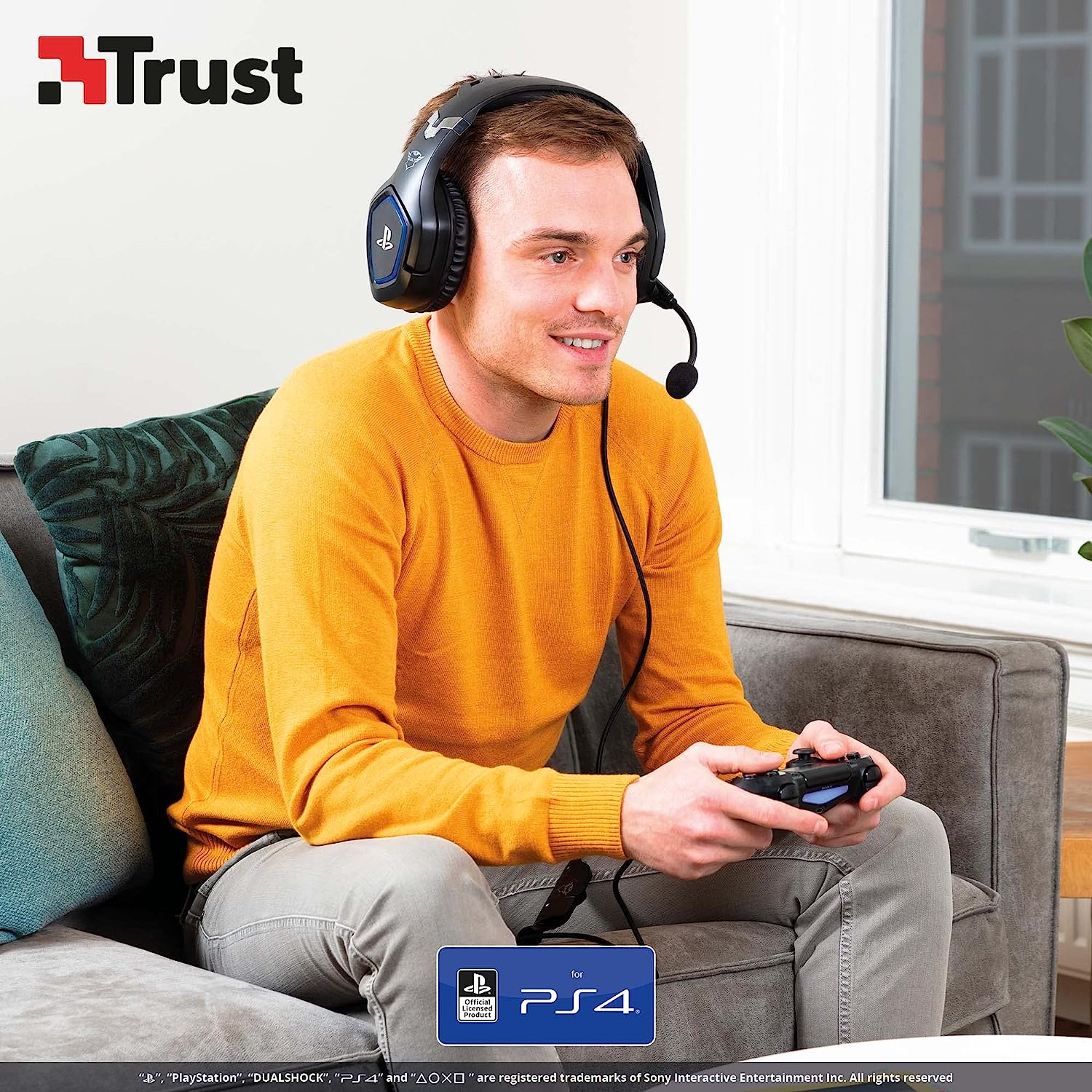 Trust Gaming GXT 488 FORZE Cuffie da gaming per PS4™ e PS5™ Nero