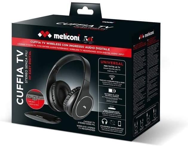 Meliconi 497319 Cuffia Wlss Tv Easy Digital