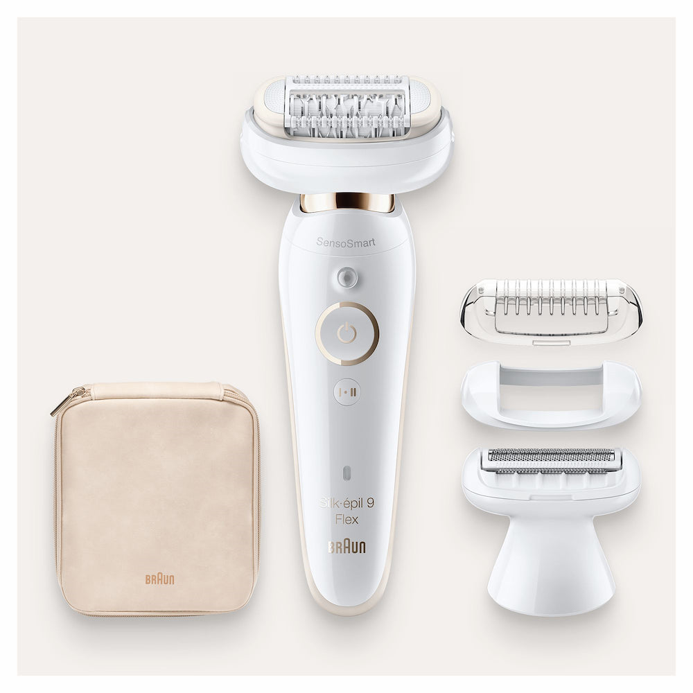 Braun SES9002 Epilatore Oscil.ruot. 3d W&d 40pinze+test.rasoio