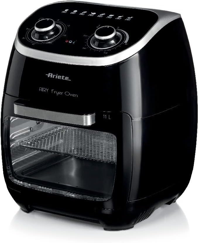 Ariete 4619 Friggitrice Ad Aria 2000w 11l Airy Fryer Oven Nero