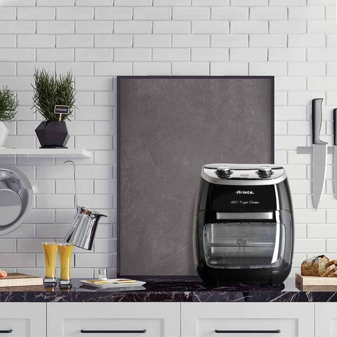 Ariete 4619 Friggitrice Ad Aria 2000w 11l Airy Fryer Oven Nero