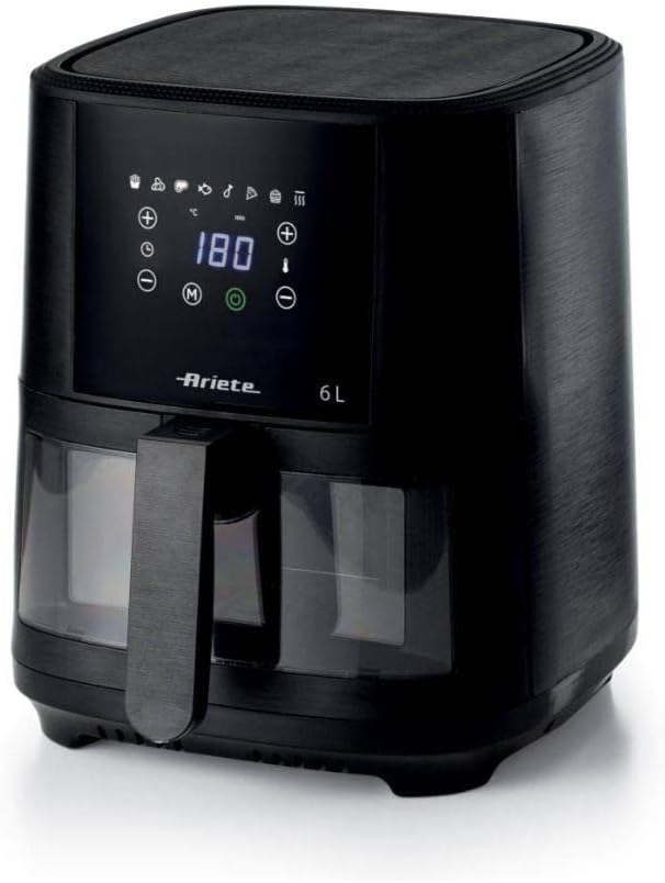 Ariete 4619 Friggitrice Ad Aria 2000w 11l Airy Fryer Oven Nero