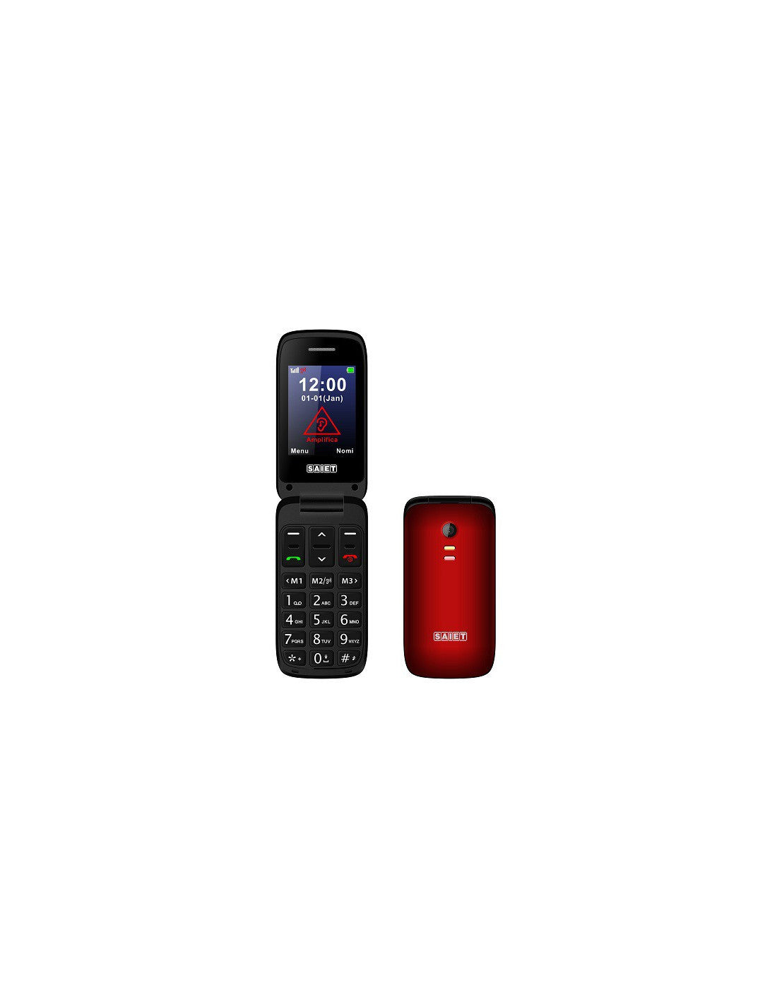 Saiet Cellulare GSM Quad Band Scudotre Rosso