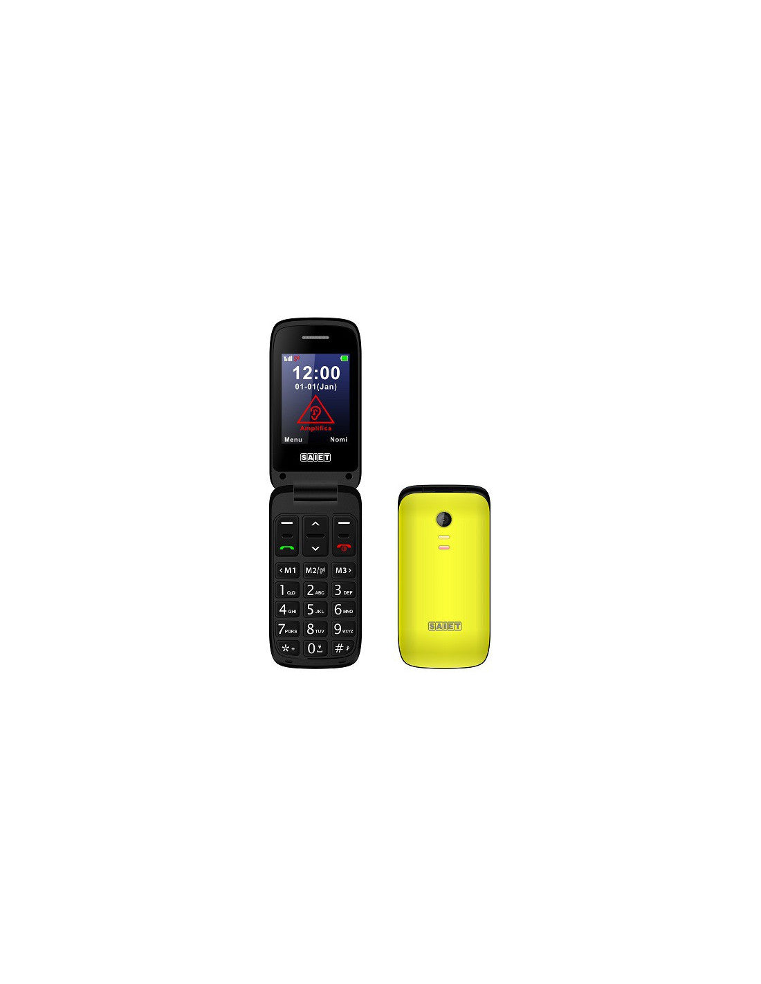 Saiet Cellulare GSM Quad Band Scudotre Giallo