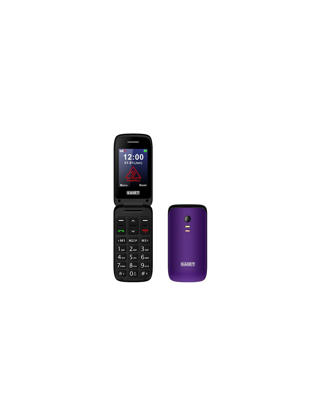 Saiet Cellulare GSM Quad Band Scudotre Viola