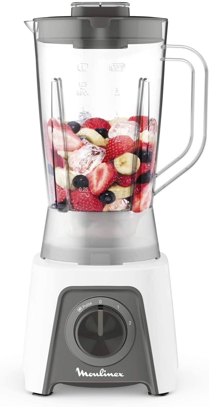 Moulinex LM4351 Frullatore 800w 2vel. Blend.vetro 1.75lt White