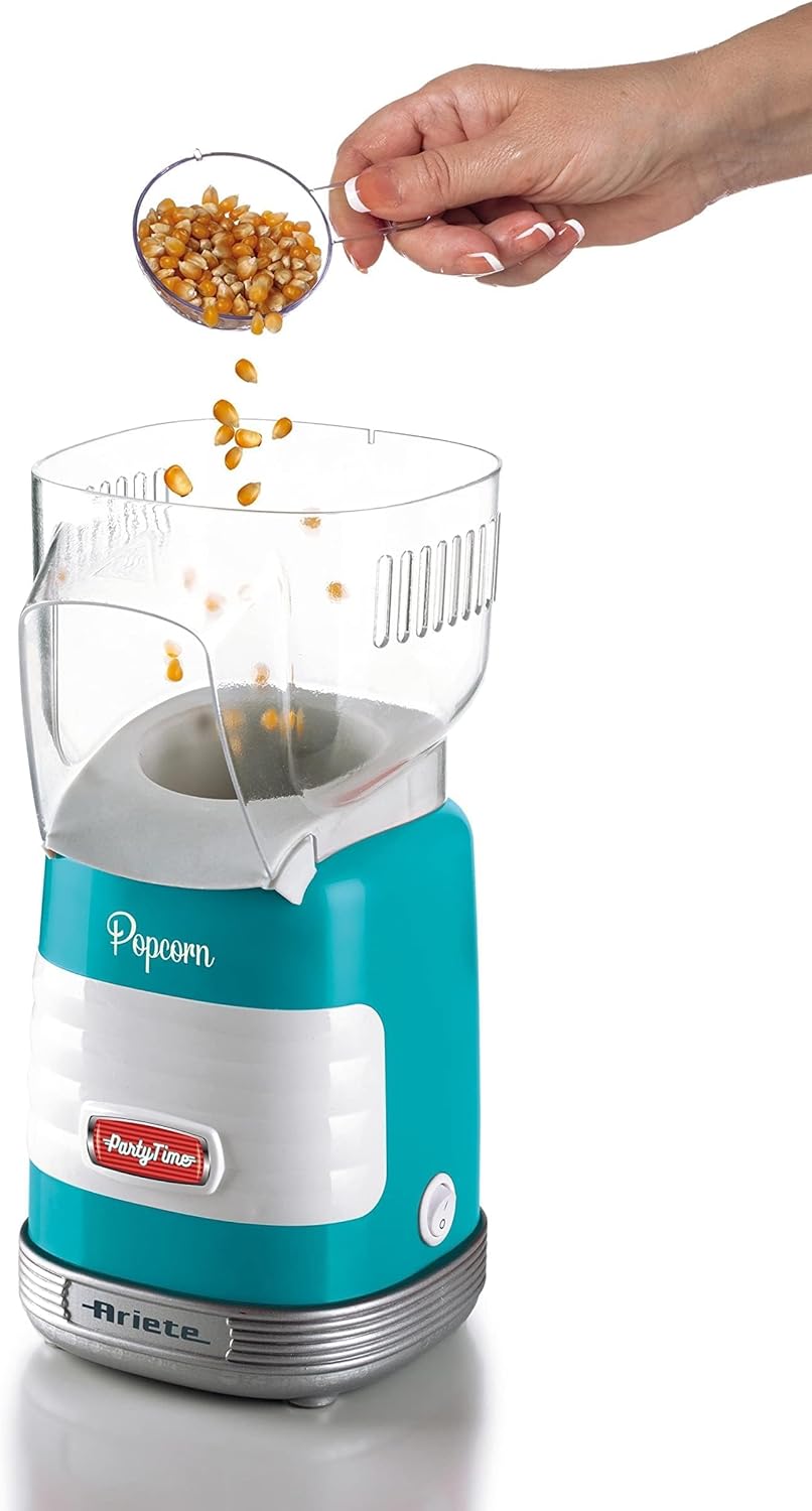 Ariete 2956 M.popcorn 1000w Cott.aria Calda Azzurro
