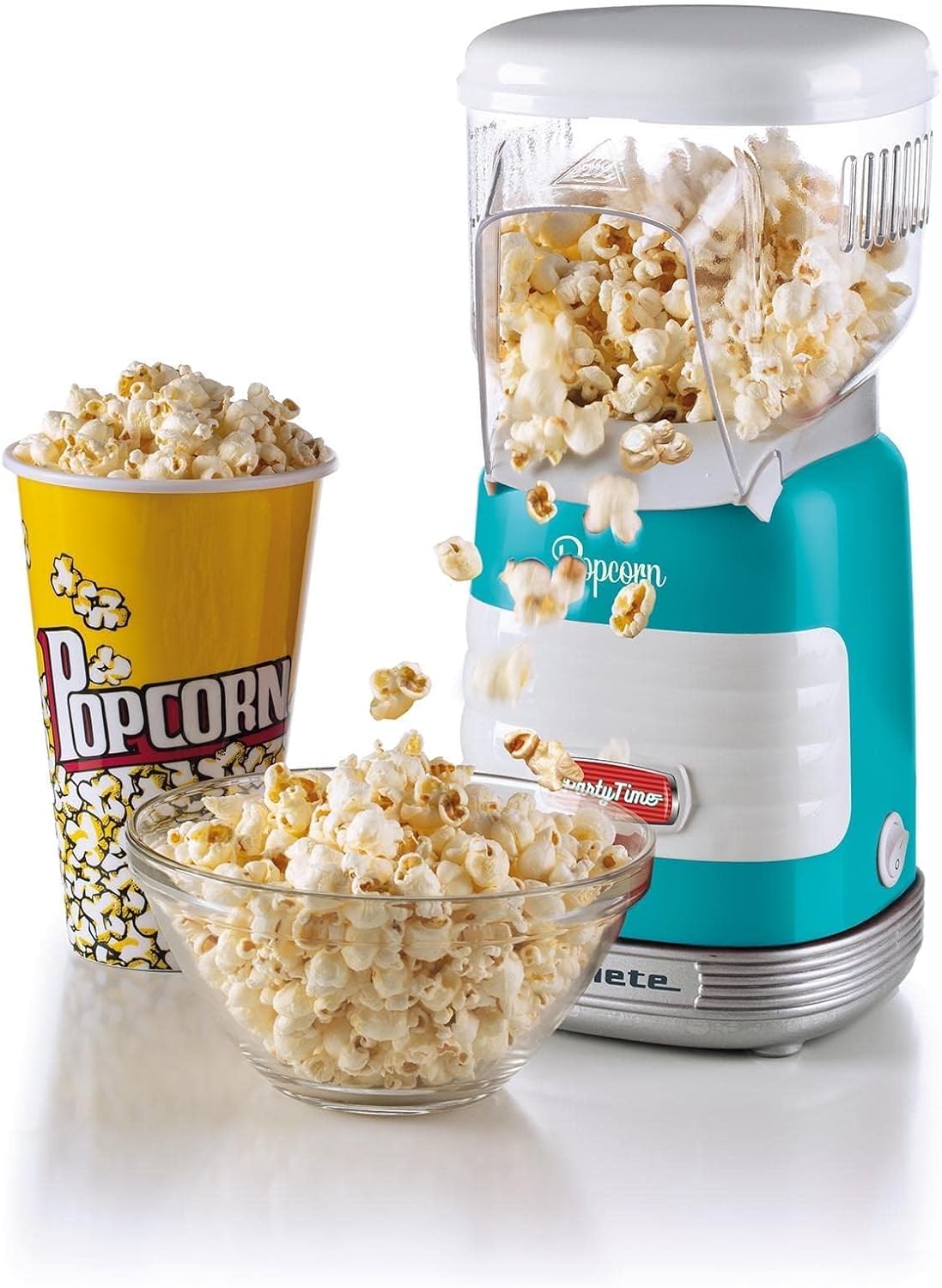 Ariete 2956 M.popcorn 1000w Cott.aria Calda Azzurro