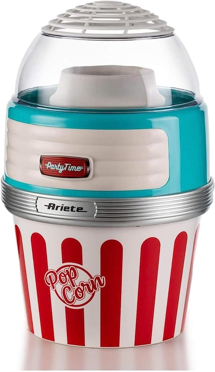 Ariete 2957 M.popcorn 1000w Cott.aria Calda C/contenit Azzurro