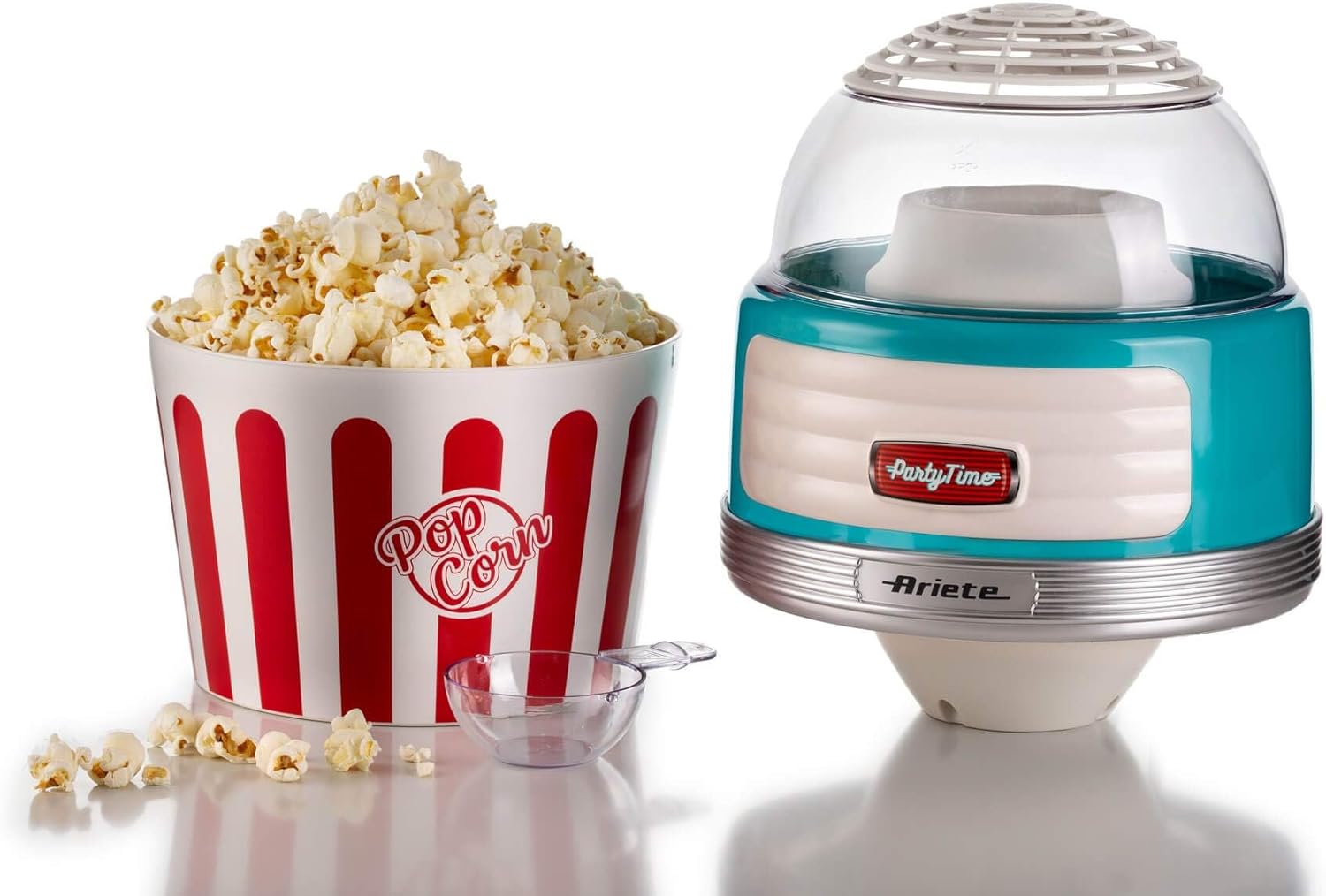 Ariete 2957 M.popcorn 1000w Cott.aria Calda C/contenit Azzurro