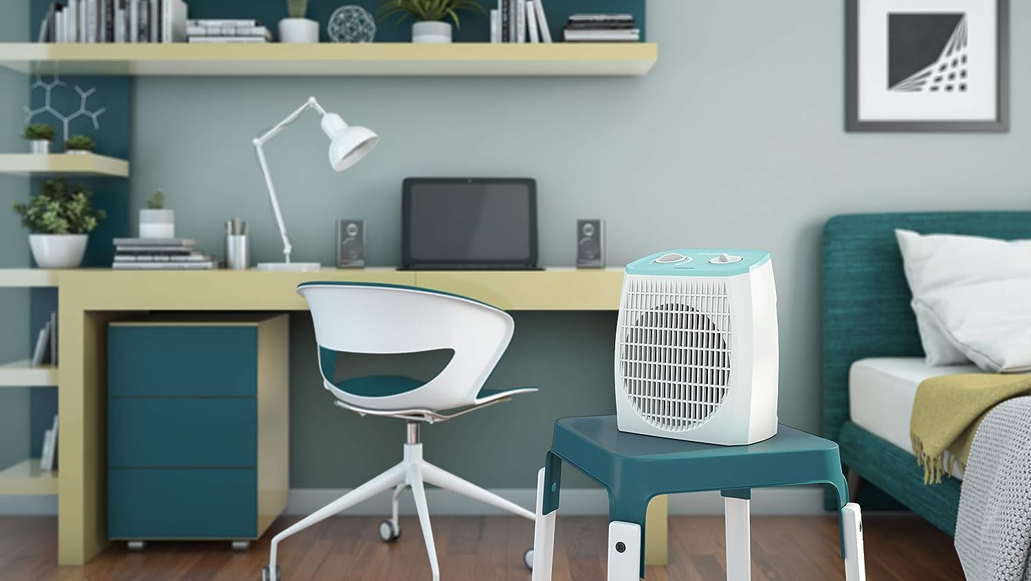 Splendid CALDOPOPA Termoventilatore 2000w 60mq Ip21 Azzurro