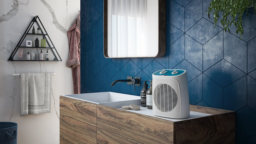Splendid CALDOROCKM Termoventilatore 2000w Bianco/blu